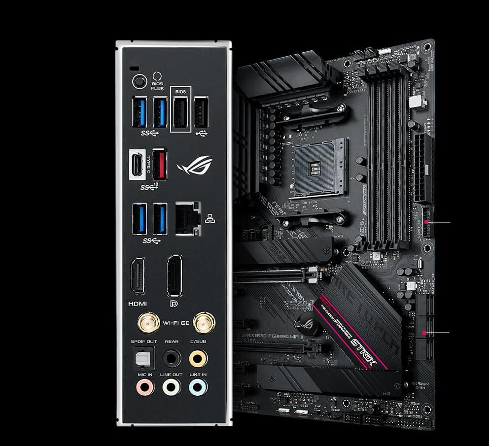 Mainboard ASUS ROG STRIX B550-F GAMING WIFI - 4 Khe RAM DDR4 - AM4 - NEW