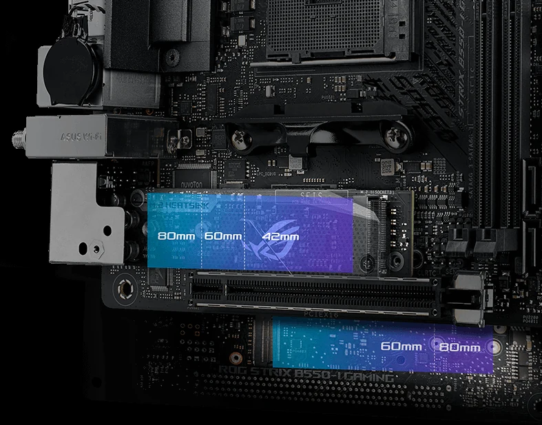 Mainboard ASUS ROG STRIX B550-I GAMING - 2 Khe RAM DDR4 - AM4 - NEW