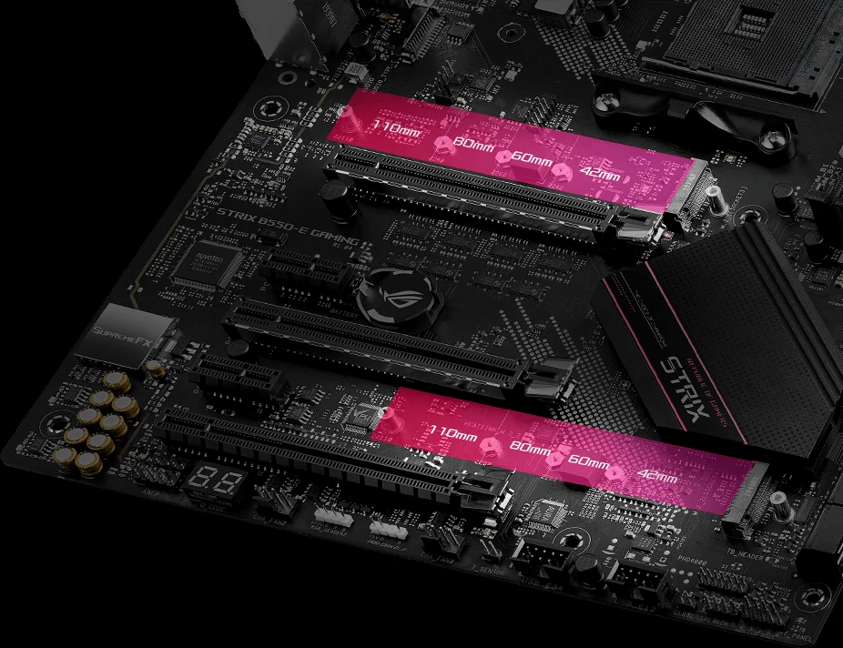 Mainboard ASUS ROG STRIX B550-XE GAMING WIFI - 4 Khe RAM DDR4 - AM4 - NEW