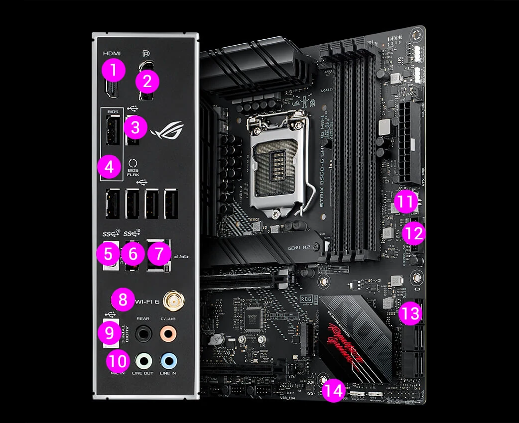 Mainboard ASUS ROG STRIX B560-G GAMING WIFI - LGA 1200 - NEW