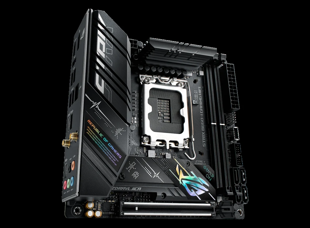Mainboard ASUS ROG Strix B660-I Gaming WiFi - 2 Khe RAM DDR5 - LGA 1700 - NEW