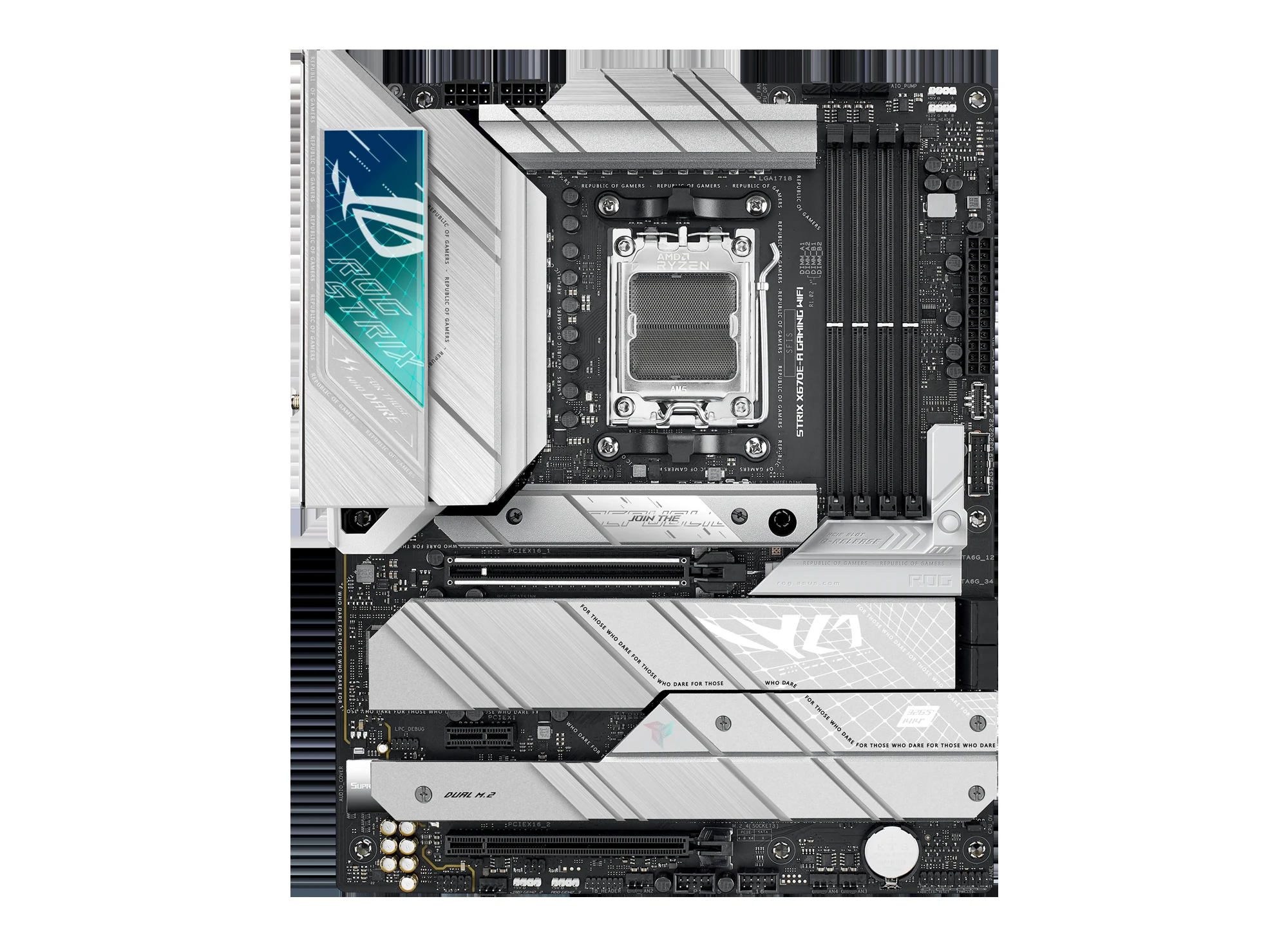 Mainboard ASUS ROG STRIX X670E-A GAMING WIFI - 4 Khe RAM DDR5 - AM5 - NEW