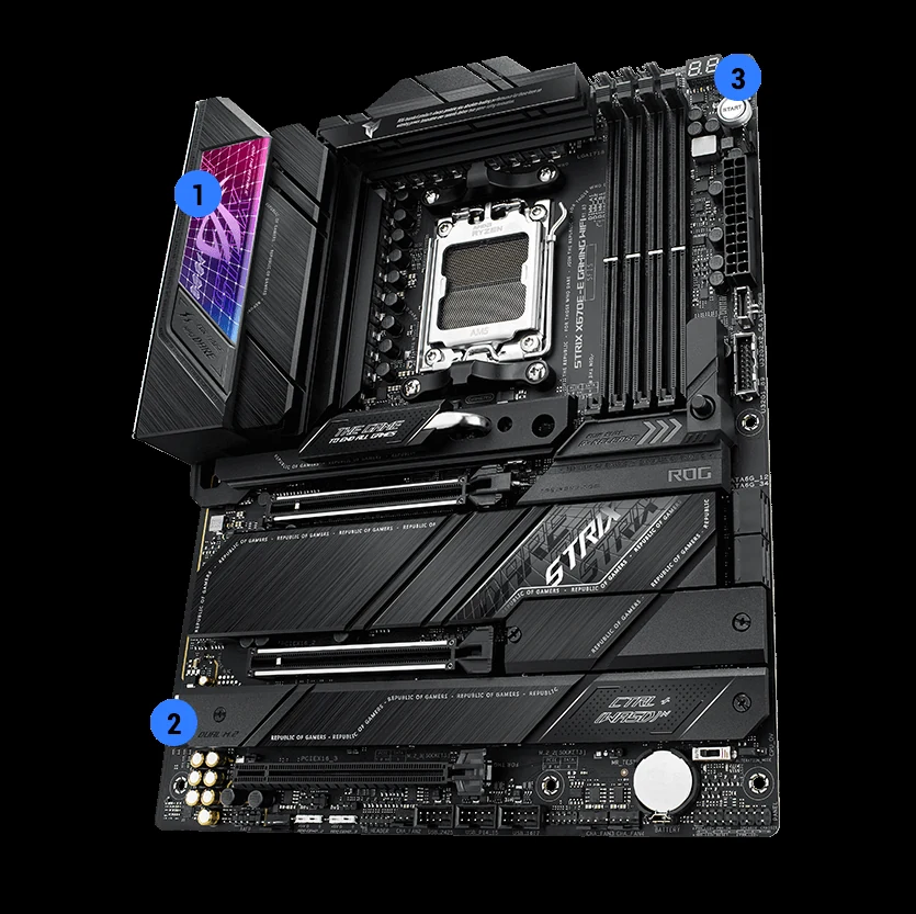 Mainboard ASUS ROG STRIX X670E-E GAMING WIFI - 4 Khe RAM DDR5 - AM5 - NEW