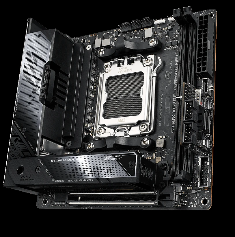 Mainboard ASUS ROG STRIX X670E-I GAMING WIFI - 2 Khe RAM DDR5 - AM5 - NEW