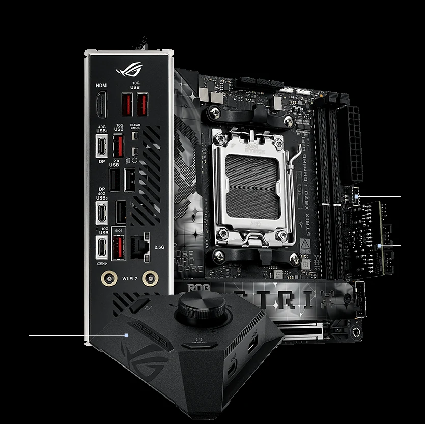 Mainboard ASUS ROG STRIX X870-I GAMING WIFI - 2 Khe RAM DDR5 - AM5 - NEW