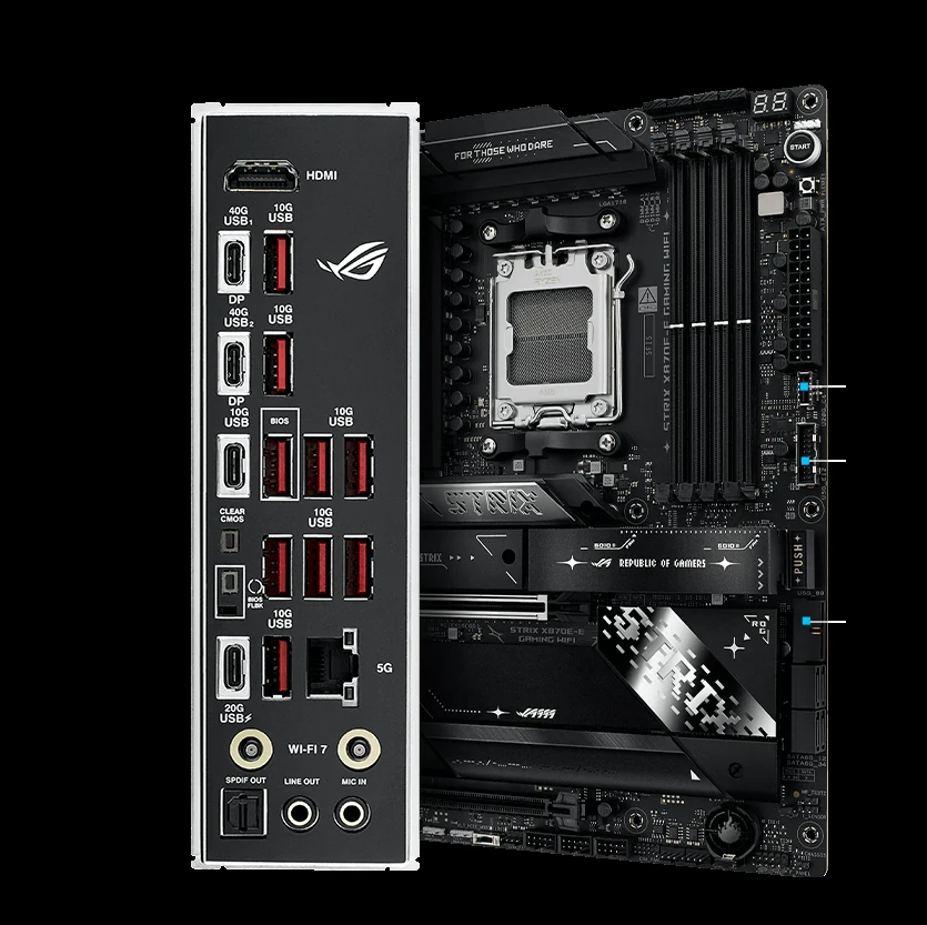 Mainboard ASUS ROG STRIX X870E-E GAMING WIFI - 4 Khe RAM DDR5 - AM5 - NEW