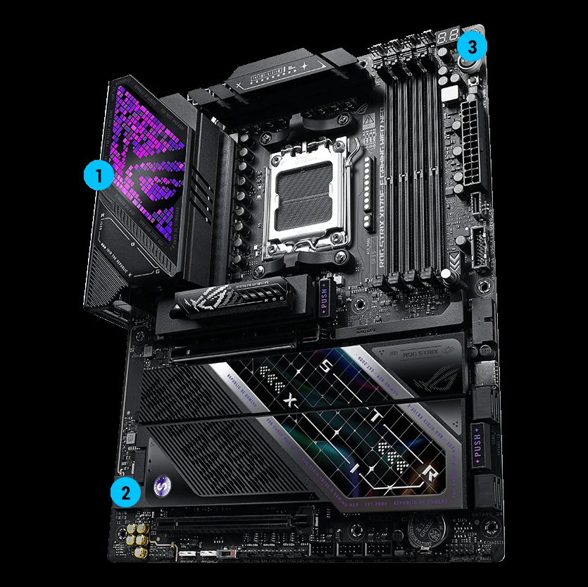 Mainboard ASUS ROG STRIX X870E-E GAMING WIFI - 4 Khe RAM DDR5 - AM5 - NEW
