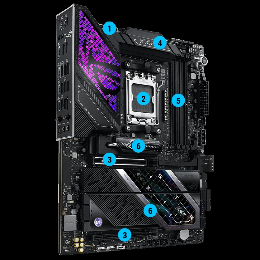 Mainboard ASUS ROG STRIX X870E-E GAMING WIFI7 NEO - 4 Khe RAM DDR5 - AM5 - NEW