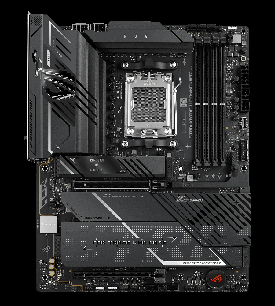 Mainboard ASUS ROG STRIX X870E-H GAMING WIFI7 - 4 Khe RAM DDR5 - AM5 - NEW