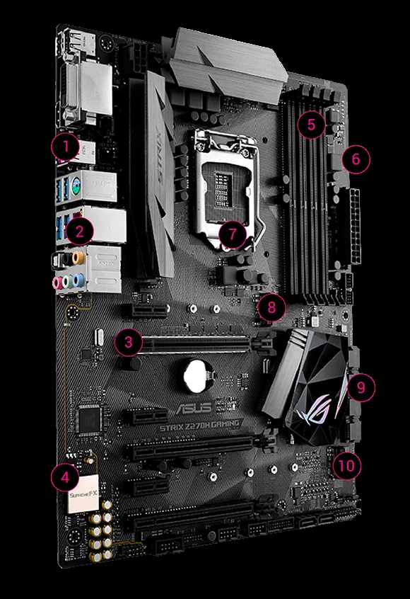 Mainboard ASUS ROG STRIX Z270H GAMING - LGA 1151 - NEW