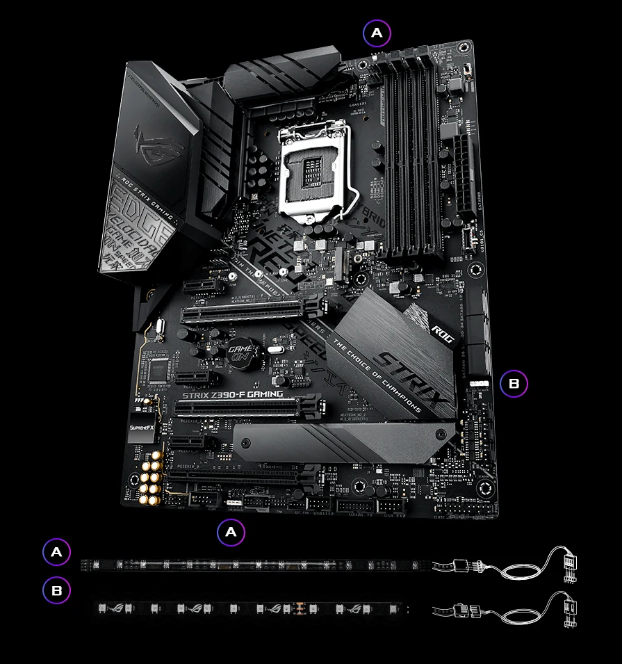 Mainboard ASUS ROG STRIX Z390-F GAMING - LGA 1151 - NEW