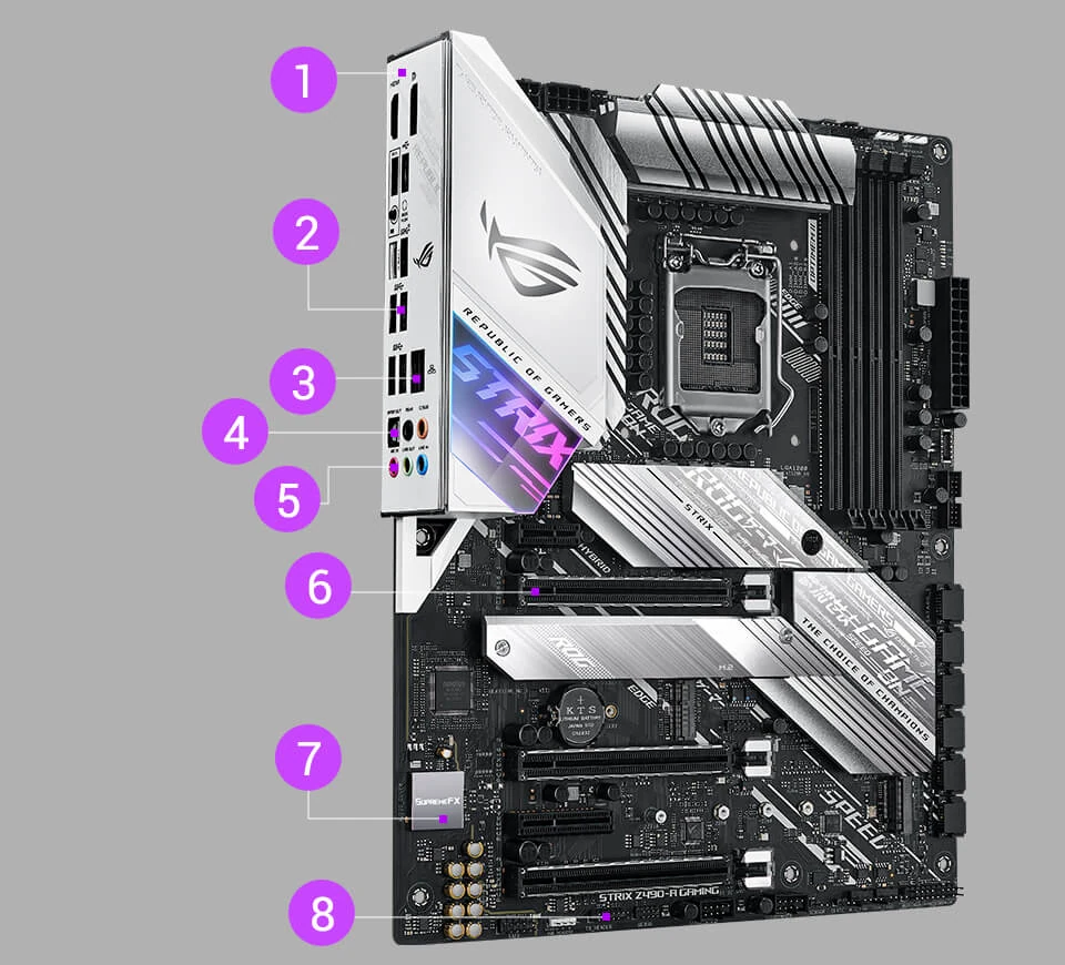 Mainboard ASUS ROG STRIX Z490-A GAMING - LGA 1200 - NEW