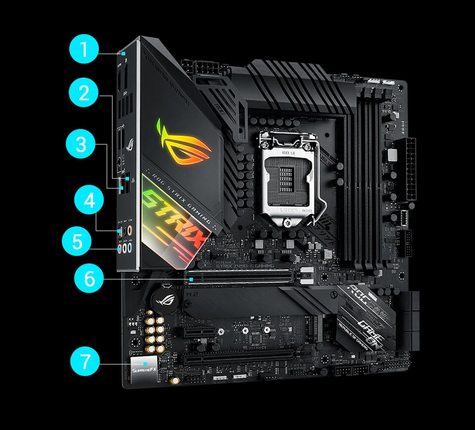 Mainboard ASUS ROG STRIX Z490-G GAMING - LGA 1200 - NEW