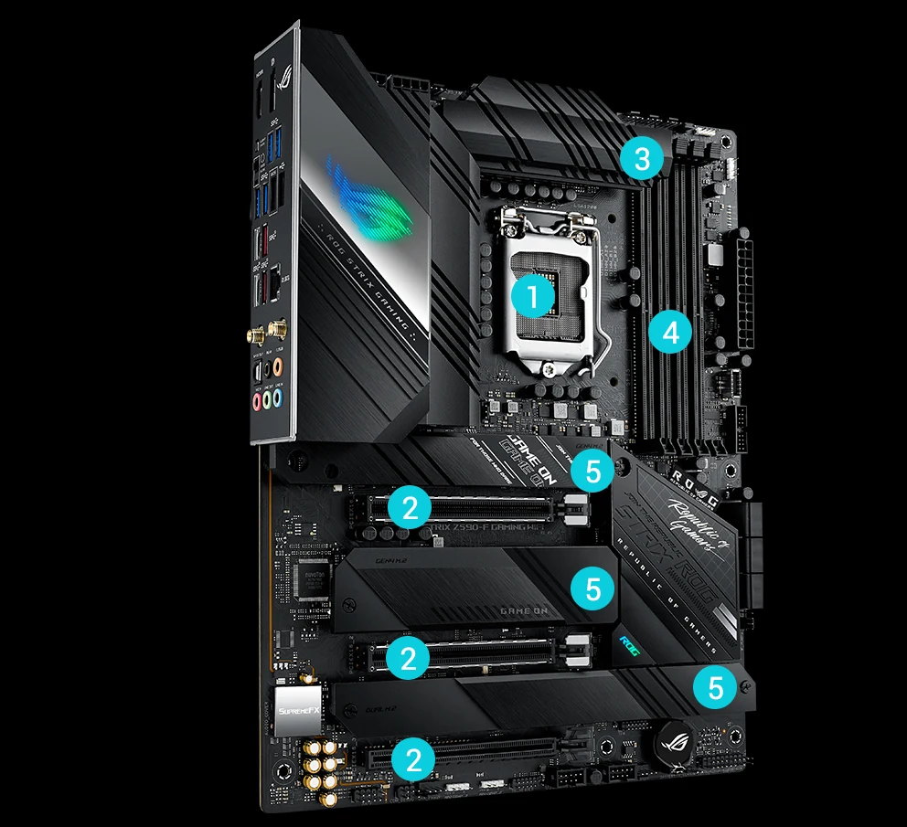 Mainboard ASUS ROG STRIX Z590-F GAMING WIFI - LGA 1200 - NEW