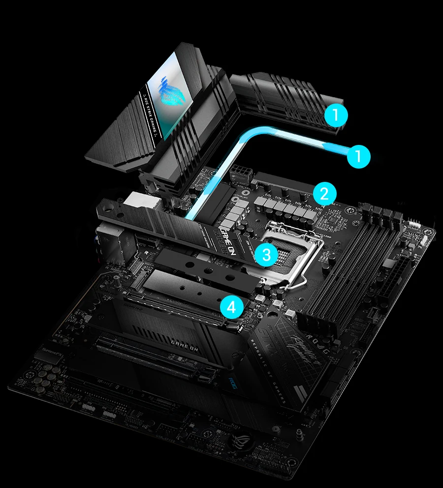 Mainboard ASUS ROG STRIX Z590-F GAMING WIFI - LGA 1200 - NEW