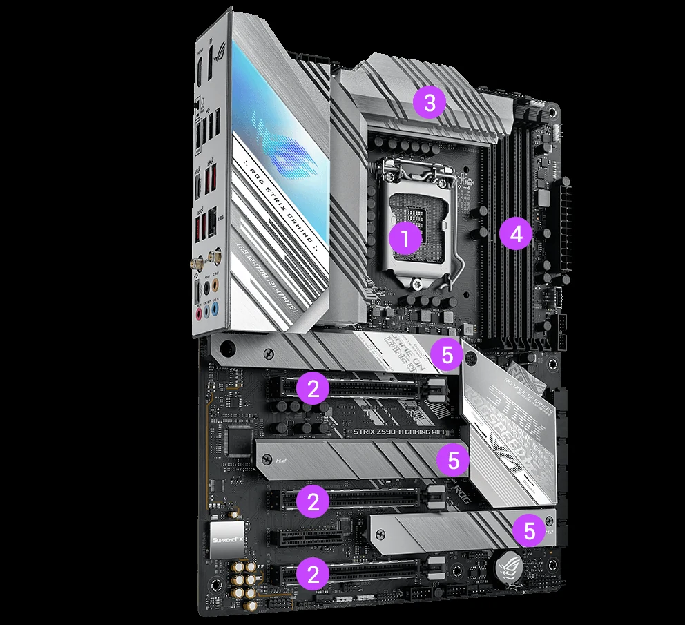 Mainboard ASUS ROG STRIX Z590-G GAMING WIFI - LGA 1200 - NEW