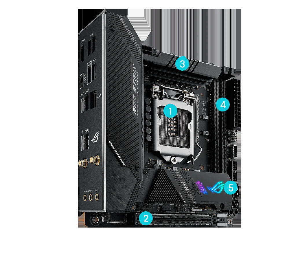 Mainboard ASUS ROG STRIX Z590-I GAMING WIFI - LGA 1200 - NEW
