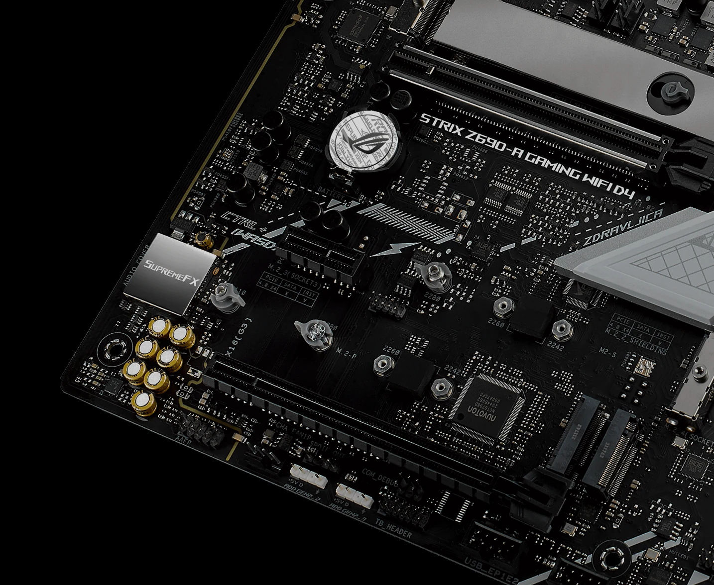 Mainboard ASUS ROG Strix Z690-A Gaming WiFi D4 - 4 Khe RAM DDR4 - LGA 1700 - NEW