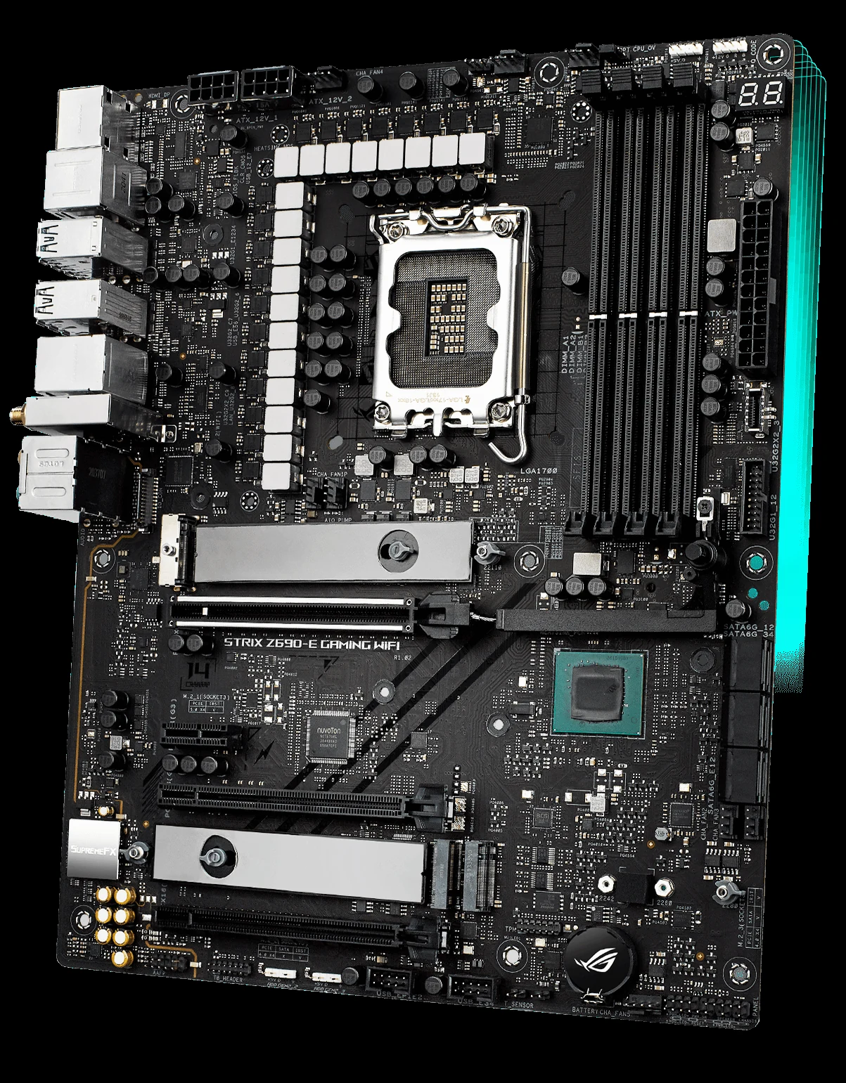 Mainboard ASUS ROG Strix Z690-E Gaming WiFi - 4 Khe RAM DDR5 - LGA 1700 - NEW