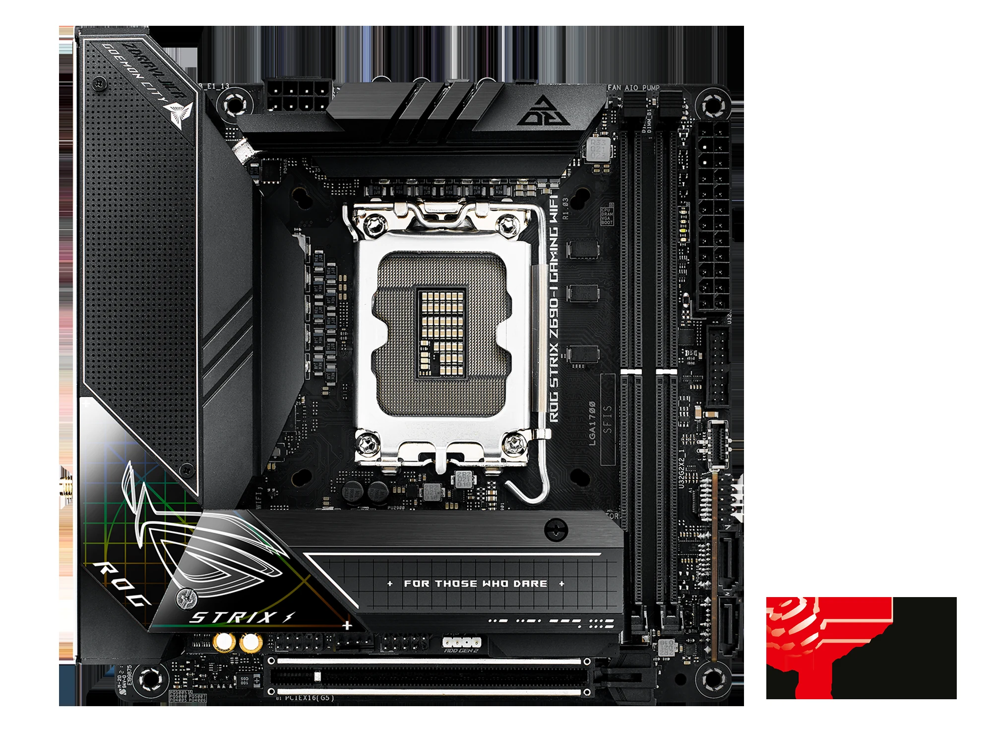Mainboard ASUS ROG Strix Z690-I Gaming WiFi - 2 Khe RAM DDR5 - LGA 1700 - NEW