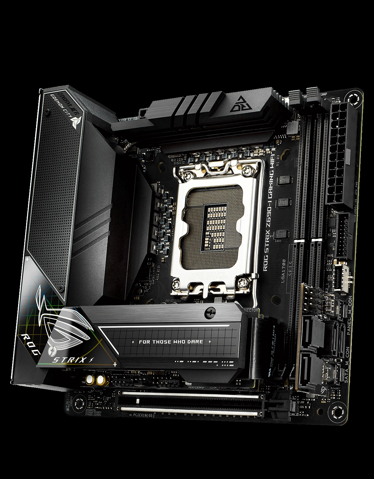 Mainboard ASUS ROG Strix Z690-I Gaming WiFi - 2 Khe RAM DDR5 - LGA 1700 - NEW