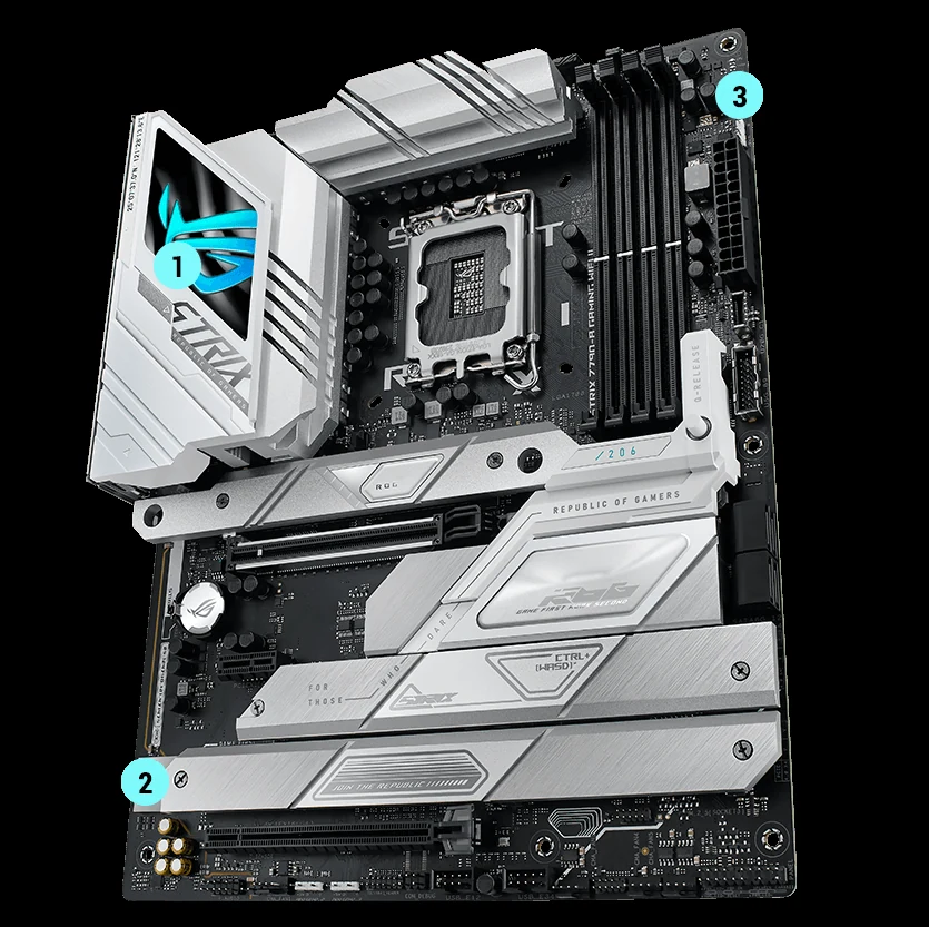 Mainboard ASUS ROG Strix Z790-A Gaming WiFi - 4 Khe RAM DDR5 - LGA 1700 - NEW