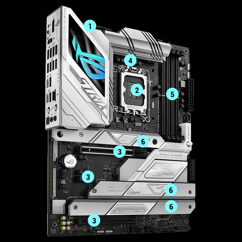 Mainboard ASUS ROG Strix Z790-A Gaming WiFi D4 - 4 Khe RAM DDR4 - LGA 1700 - NEW