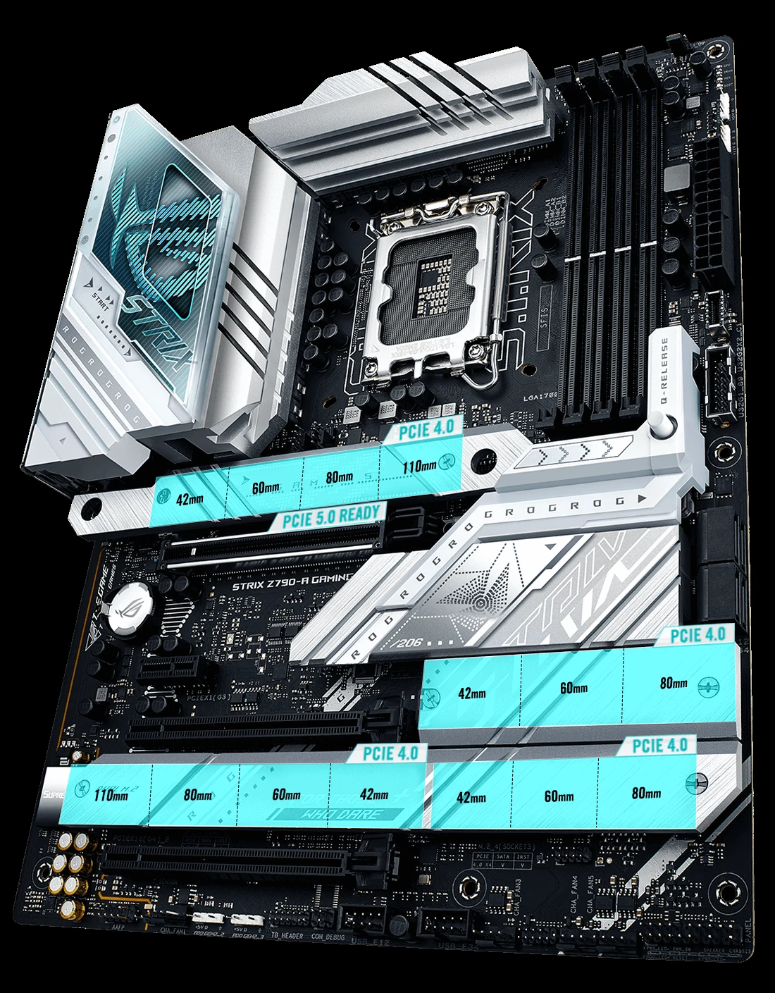 Mainboard ASUS ROG Strix Z790-A Gaming WiFi II - 4 Khe RAM DDR5 - LGA 1700 - NEW