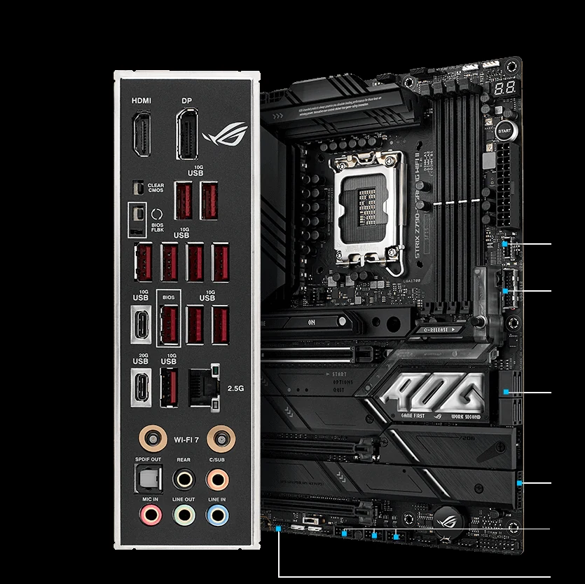 Mainboard ASUS ROG Strix Z790-E Gaming WiFi II - 4 Khe RAM DDR5 - LGA 1700 - NEW