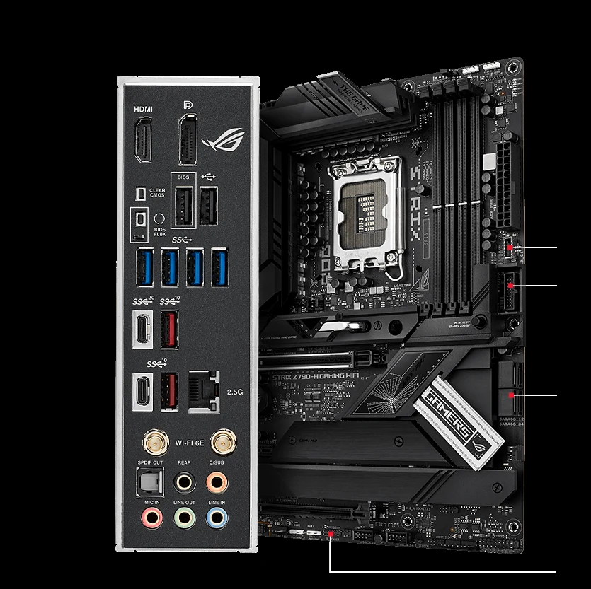 Mainboard ASUS ROG Strix Z790-F Gaming WiFi - 4 Khe RAM DDR5 - LGA 1700 - NEW