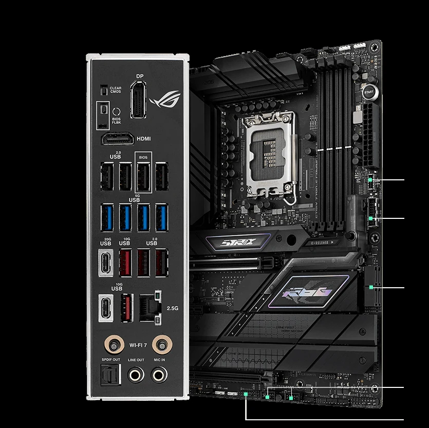 Mainboard ASUS ROG Strix Z790-F Gaming WiFi II - 4 Khe RAM DDR5 - LGA 1700 - NEW