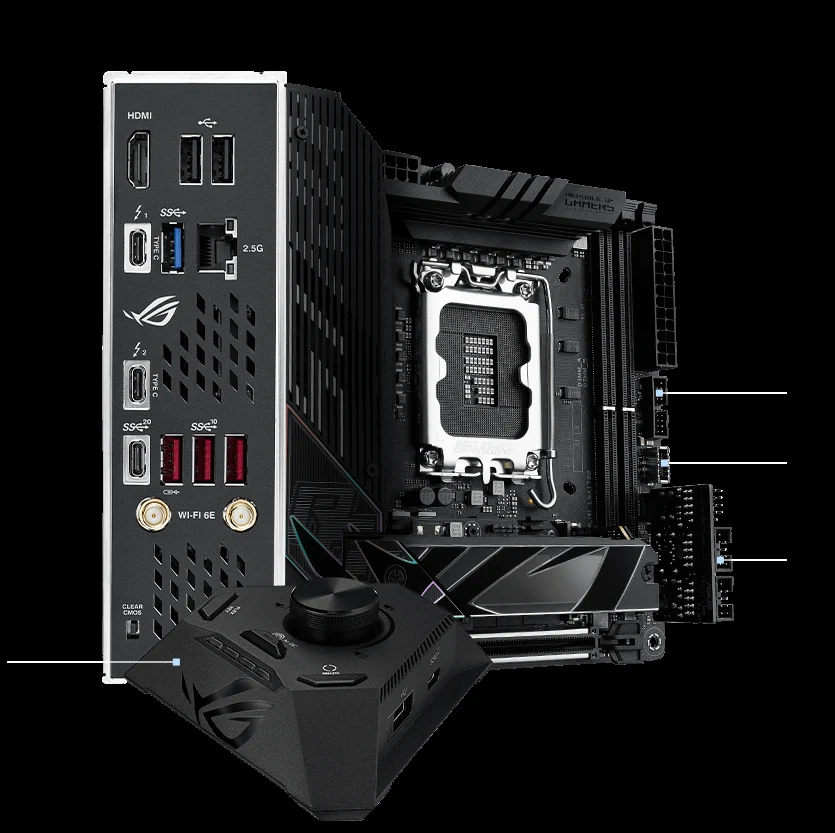 Mainboard ASUS ROG Strix Z790-I Gaming WiFi - 2 Khe RAM DDR5 - LGA 1700 - NEW