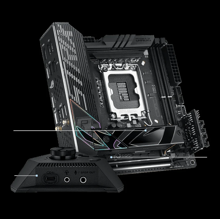 Mainboard ASUS ROG Strix Z790-I Gaming WiFi - 2 Khe RAM DDR5 - LGA 1700 - NEW