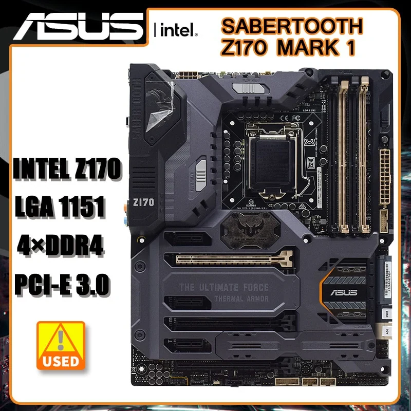 Mainboard ASUS SABERTOOTH Z170 MARK 1 - LGA 1151 - NEW