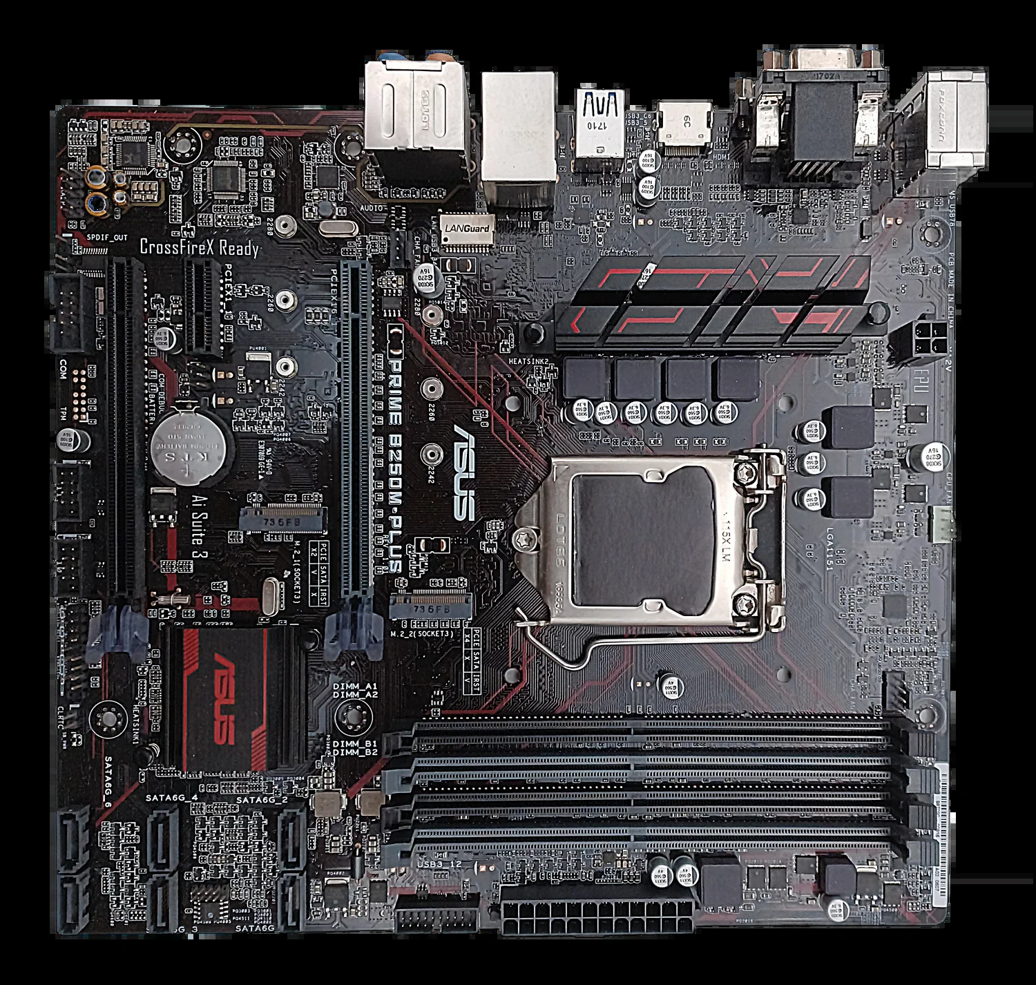 Mainboard ASUS TUF B250M-PLUS GAMING - LGA 1151 - NEW
