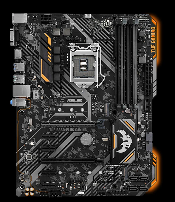 Mainboard ASUS TUF B360-PLUS GAMING - LGA 1151 - NEW
