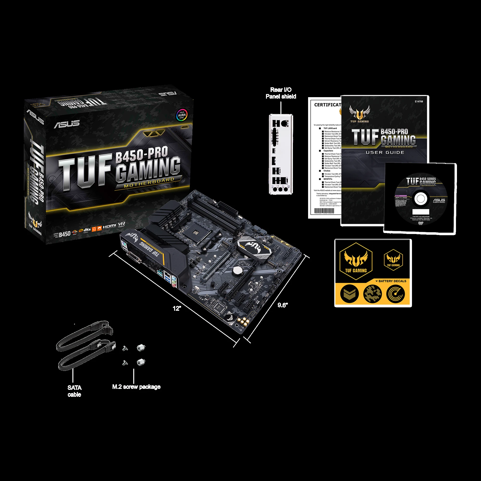 Mainboard ASUS TUF B450-PRO GAMING - AM4 - NEW