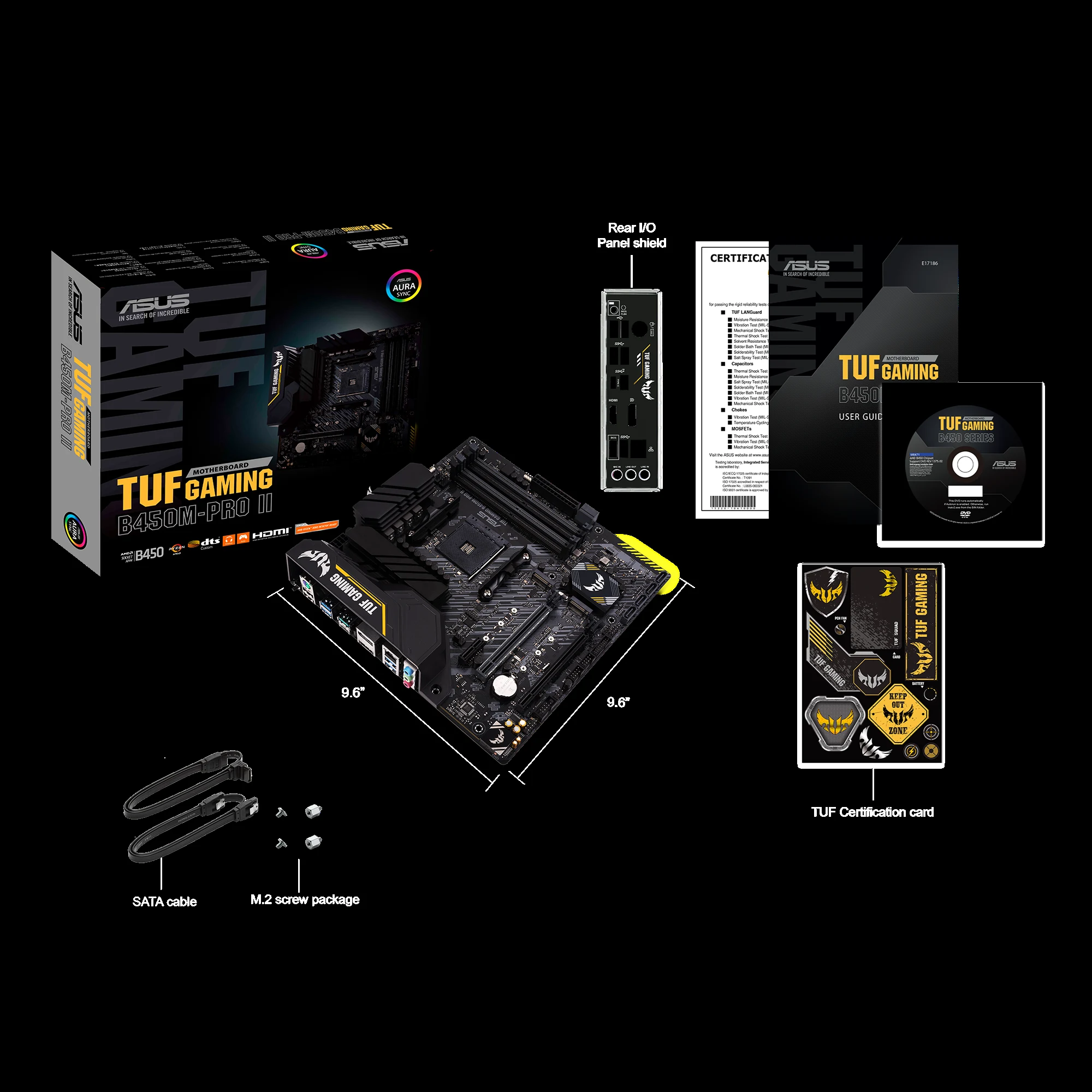 Mainboard ASUS TUF GAMING B450M-PRO II - AM4 - NEW