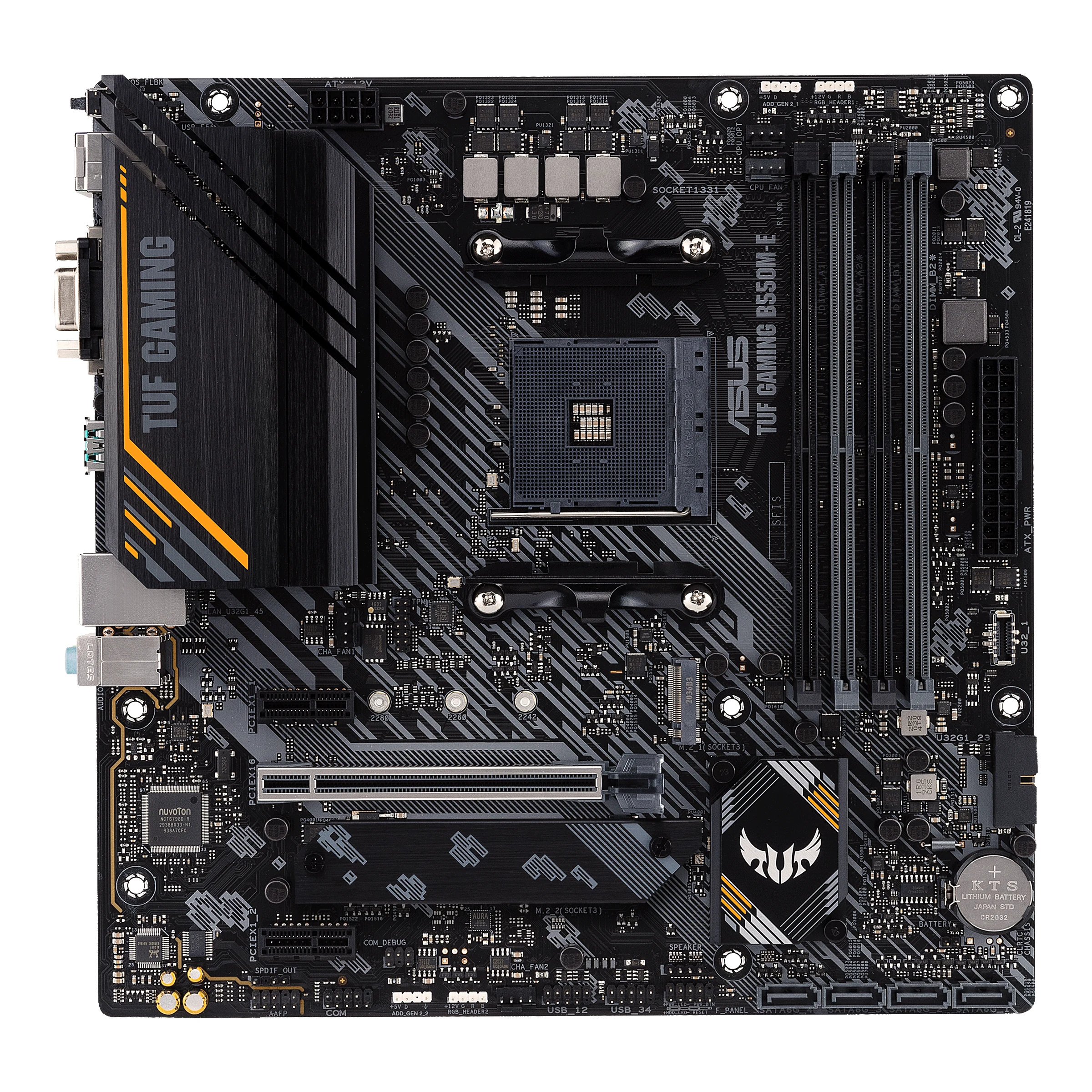 Mainboard ASUS TUF GAMING B550M-E - 4 Khe RAM DDR4 - AM4 - NEW