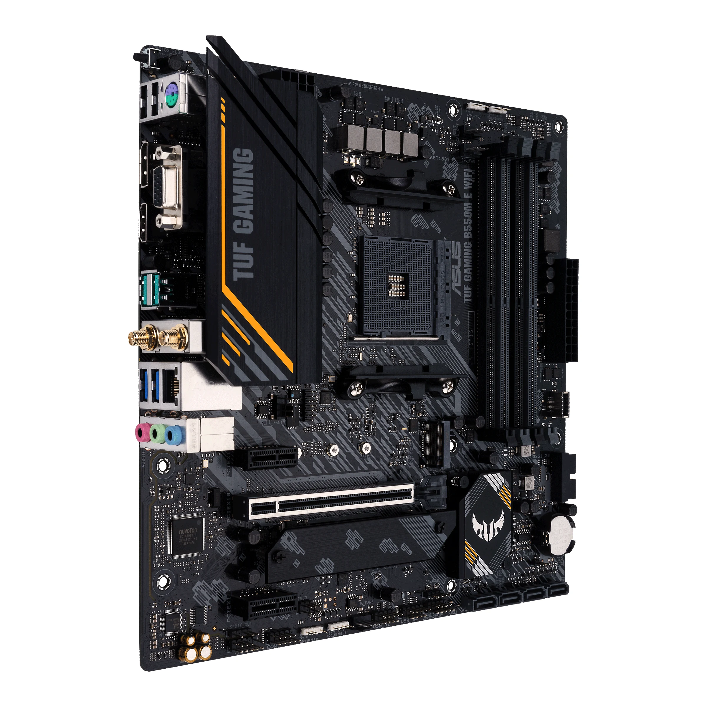 Mainboard ASUS TUF GAMING B550M-E WIFI - 4 Khe RAM DDR4 - AM4 - NEW