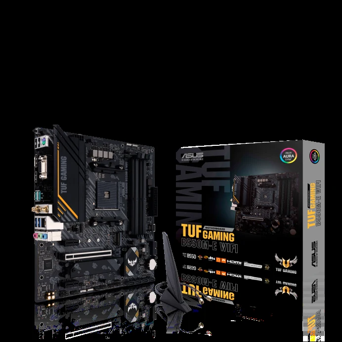 Mainboard ASUS TUF GAMING B550M-E WIFI - 4 Khe RAM DDR4 - AM4 - NEW