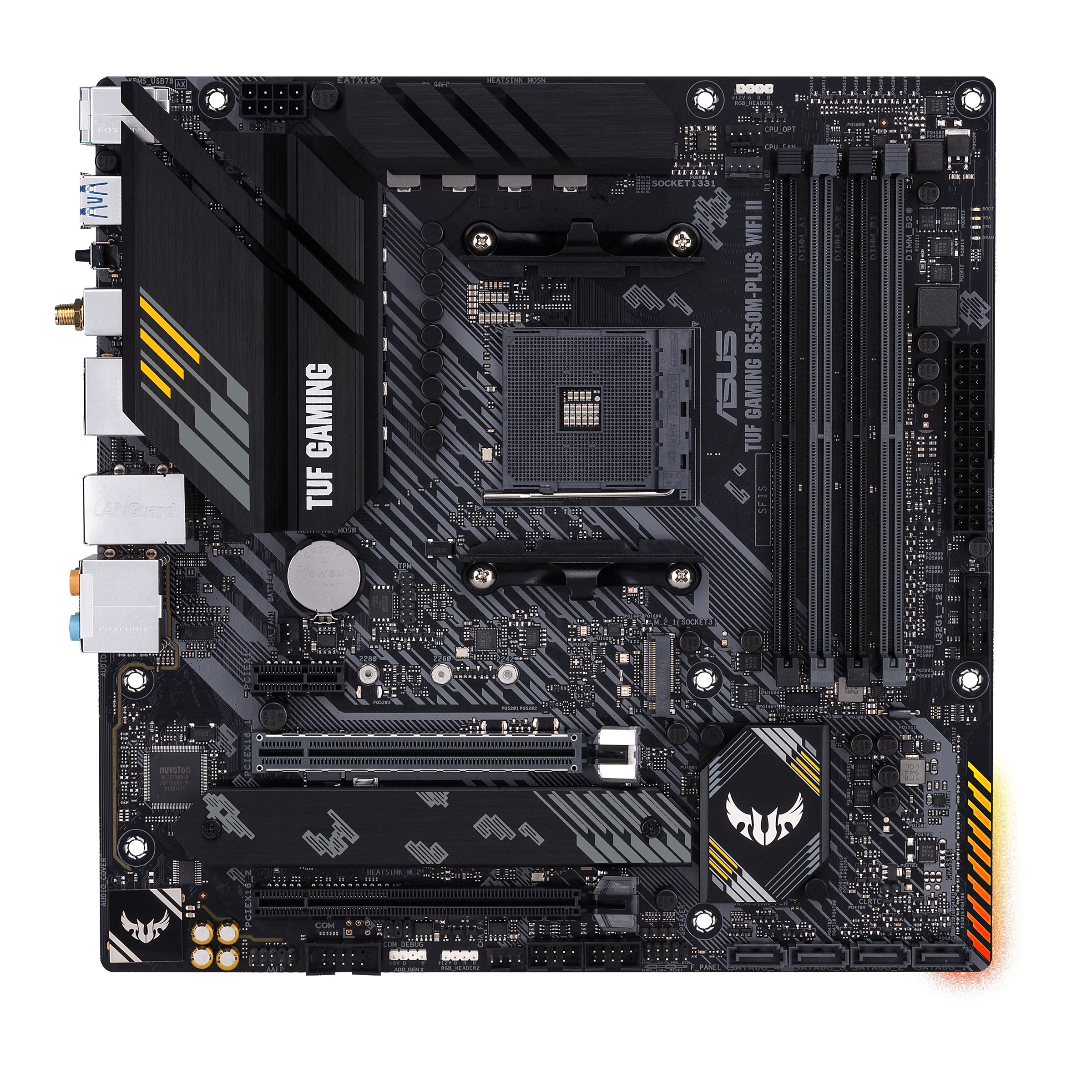 Mainboard ASUS TUF GAMING B550M-PLUS - 4 Khe RAM DDR4 - AM4 - NEW