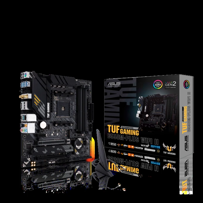 Mainboard ASUS TUF GAMING B550M-PLUS - 4 Khe RAM DDR4 - AM4 - NEW