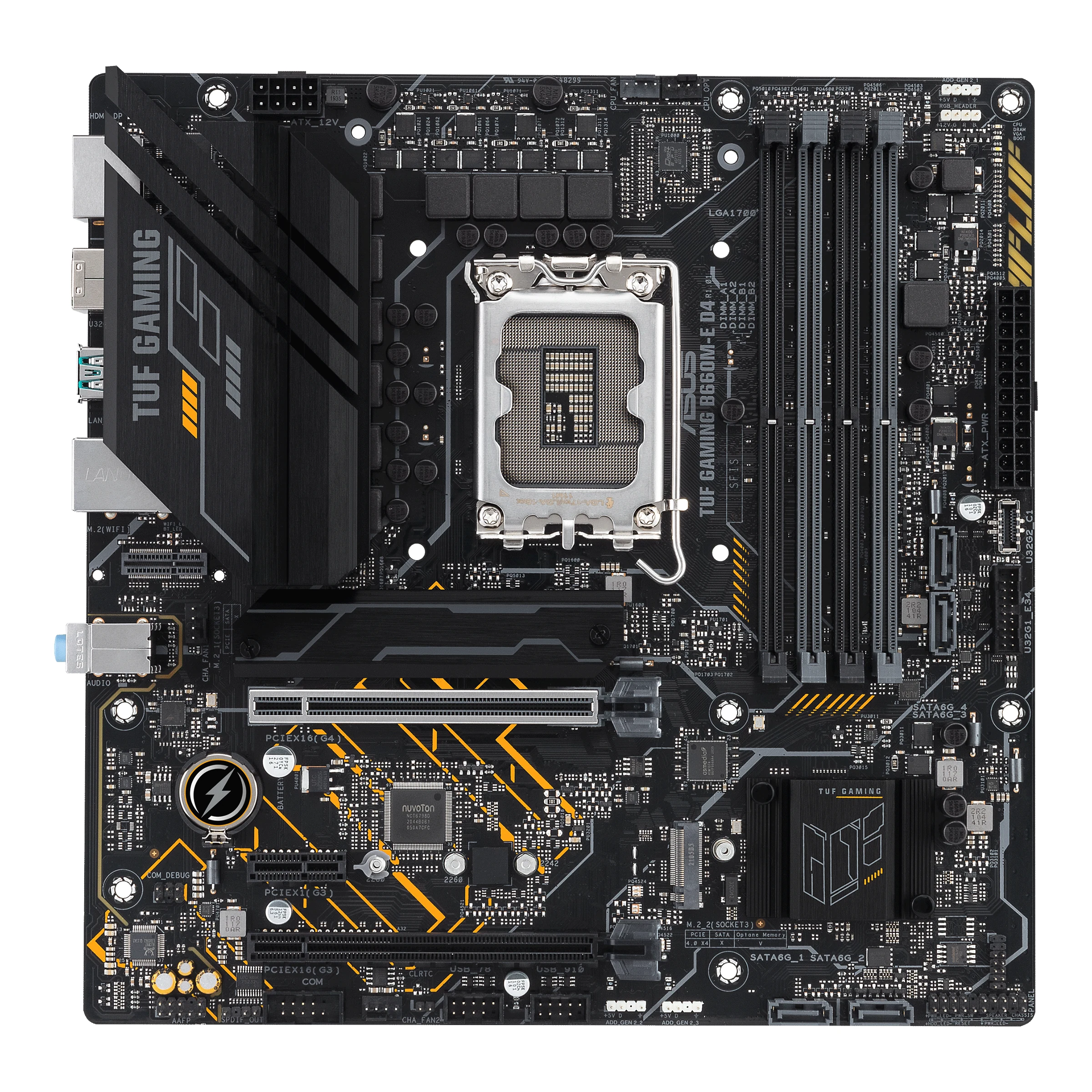 Mainboard ASUS TUF Gaming B660M-E D4 - 4 Khe RAM DDR4 - LGA 1700 - NEW