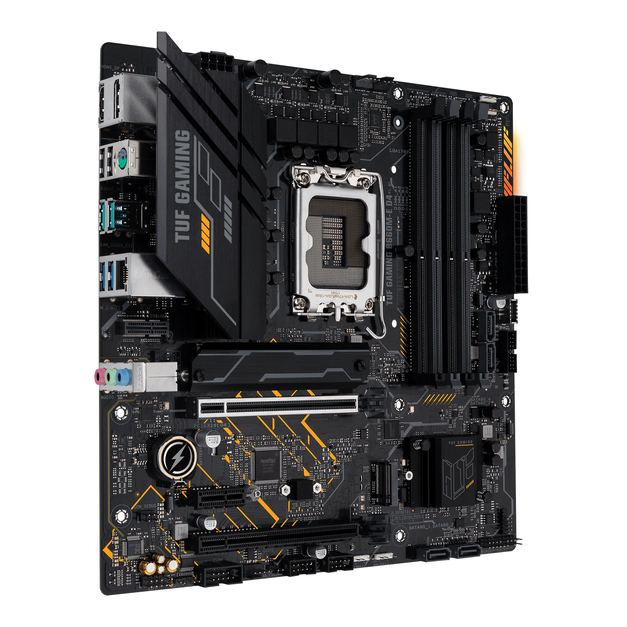 Mainboard ASUS TUF Gaming B660M-E D4 - 4 Khe RAM DDR4 - LGA 1700 - NEW