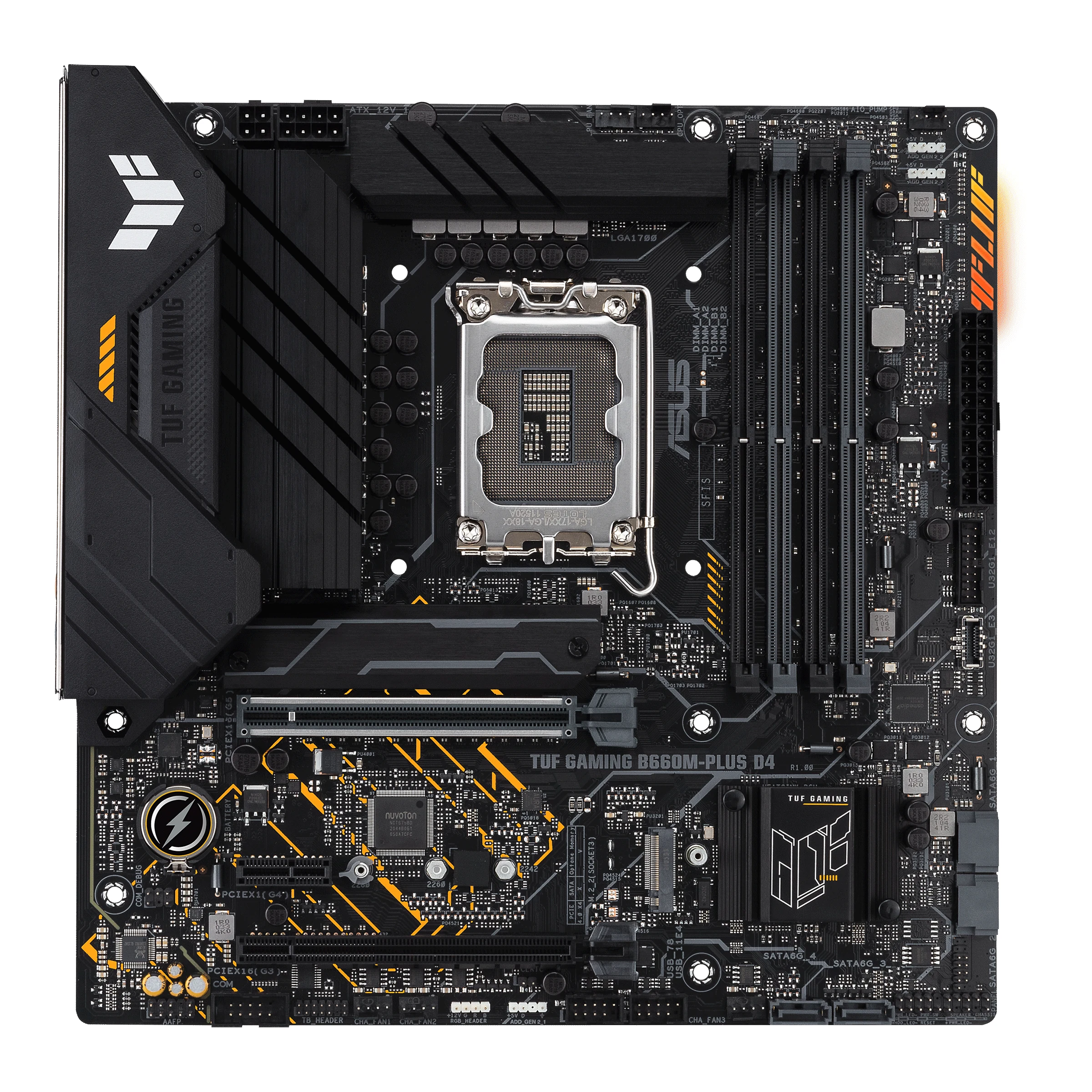 Mainboard ASUS TUF Gaming B660M-Plus D4 - 4 Khe RAM DDR4 - LGA 1700 - NEW