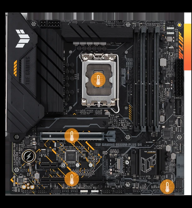 Mainboard ASUS TUF Gaming B660M-Plus D4 - 4 Khe RAM DDR4 - LGA 1700 - NEW