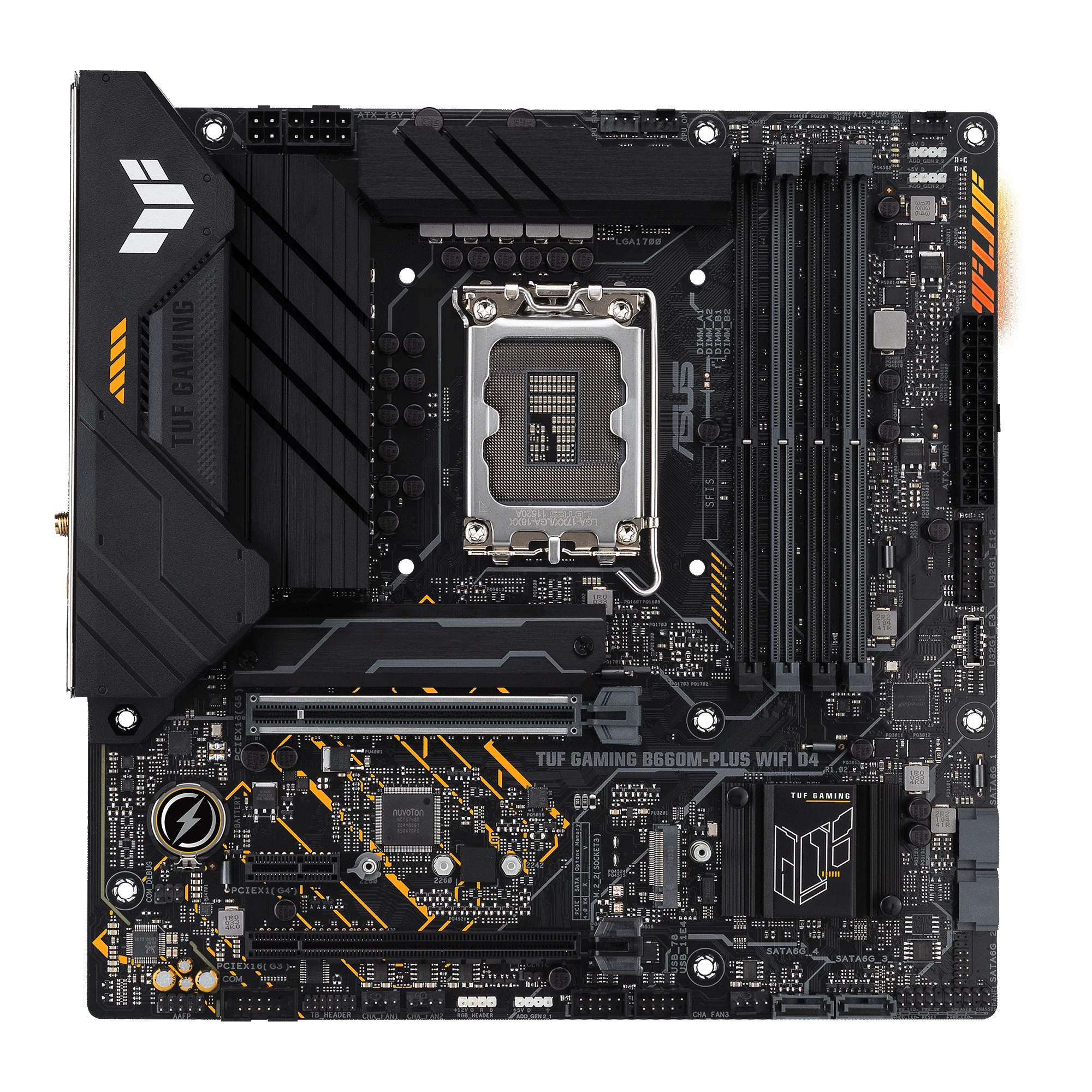 Mainboard ASUS TUF Gaming B660M-Plus WiFi D4 - 4 Khe RAM DDR4 - LGA 1700 - NEW