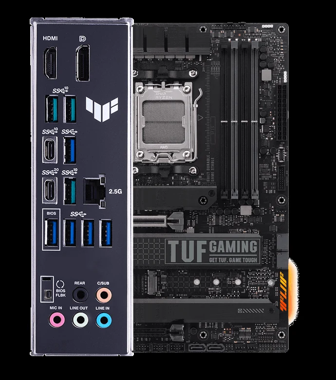Mainboard ASUS TUF GAMING X670E-PLUS WIFI - 4 Khe RAM DDR5 - AM5 - NEW