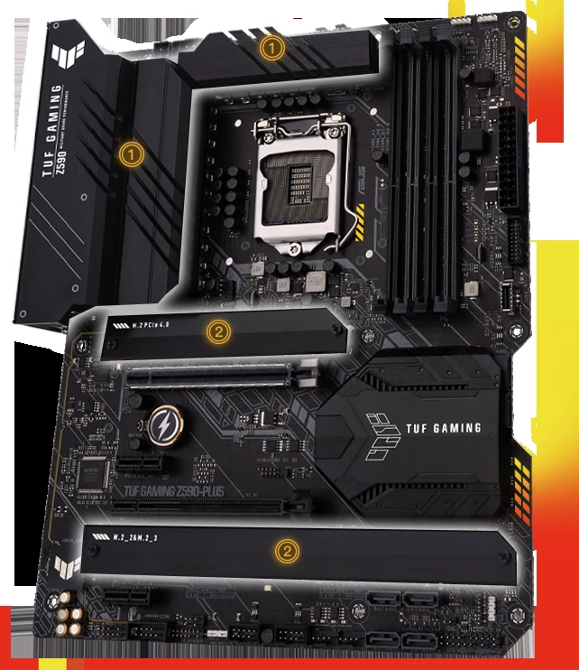 Mainboard ASUS TUF GAMING Z590-PLUS - LGA 1200 - NEW